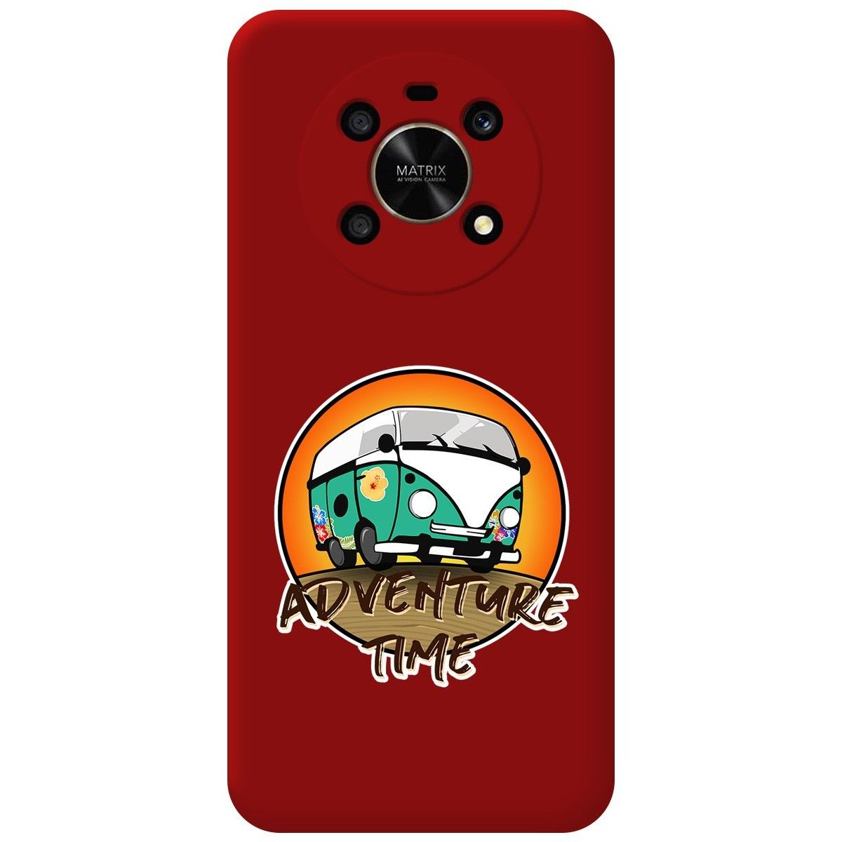 Funda Silicona Líquida Roja para Huawei Honor Magic 4 Lite diseño Adventure Time Dibujos