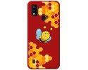 Funda Silicona Líquida Roja para ZTE Blade A51 diseño Abeja Dibujos
