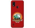 Funda Silicona Líquida Roja para ZTE Blade A51 diseño Adventure Time Dibujos
