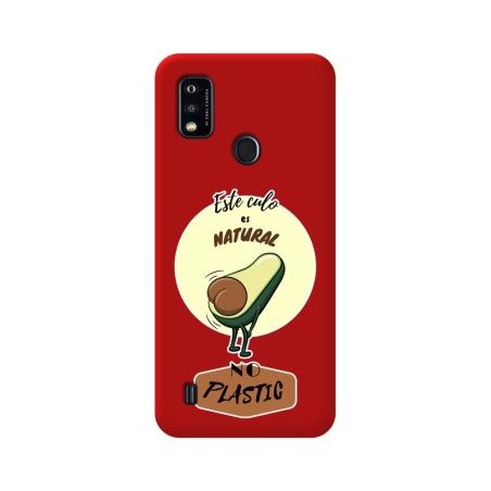Funda Silicona Líquida Roja para ZTE Blade A51 diseño Culo Natural Dibujos