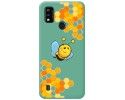 Funda Silicona Líquida Verde para ZTE Blade A51 diseño Abeja Dibujos
