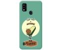 Funda Silicona Líquida Verde para ZTE Blade A51 diseño Culo Natural Dibujos