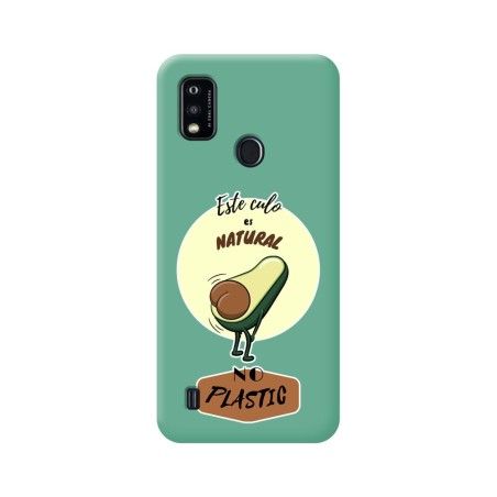 Funda Silicona Líquida Verde para ZTE Blade A51 diseño Culo Natural Dibujos