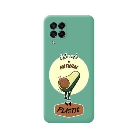 Funda Silicona Líquida Verde para Samsung Galaxy M53 5G diseño Culo Natural Dibujos