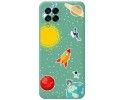 Funda Silicona Líquida Verde para Samsung Galaxy M53 5G diseño Espacio Dibujos