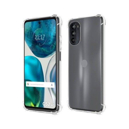 Funda Silicona Antigolpes Transparente para Motorola Moto G52 4G