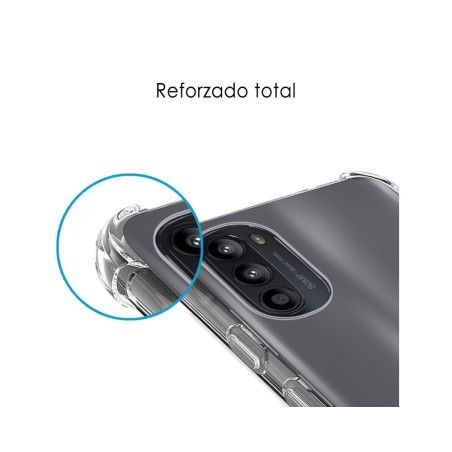 Funda Silicona Antigolpes Transparente para Motorola Moto G52 4G