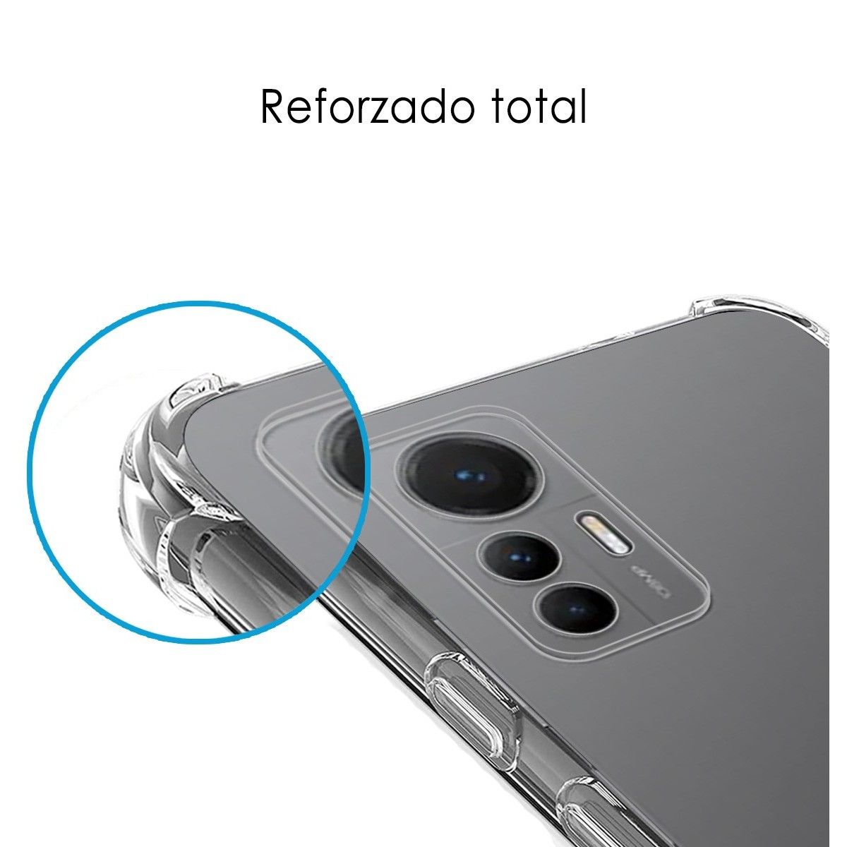 Funda Silicona Antigolpes Transparente para Xiaomi 12 Lite 5G