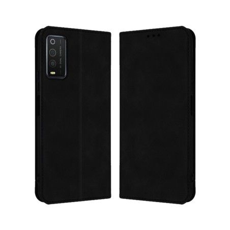 Funda Polipiel con Tarjetero para TCL 205 Color Negra