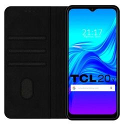Funda Polipiel con Tarjetero para TCL 20Y Color Negra 2