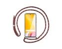 Funda Colgante Transparente para Xiaomi 12 Lite 5G con Cordon Rosa / Dorado