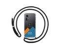 Personaliza tu Funda Colgante Transparente para Xiaomi 12 Lite 5G con Cordon Negro Dibujo Personalizada
