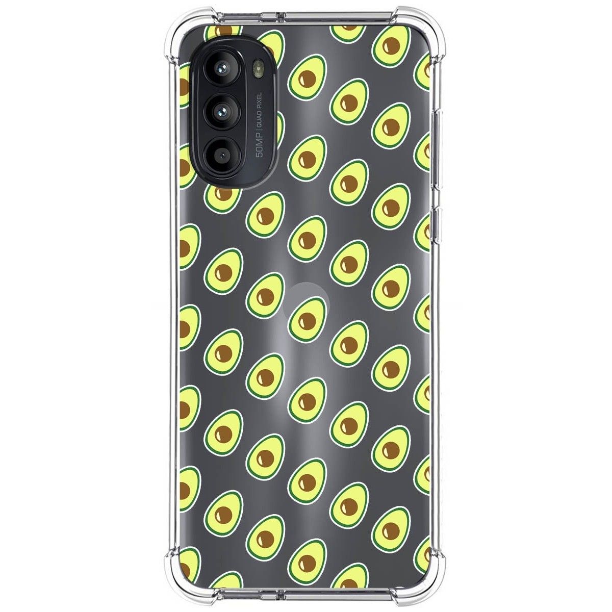 Funda Silicona Antigolpes para Motorola Moto G52 4G diseño Aguacate Dibujos