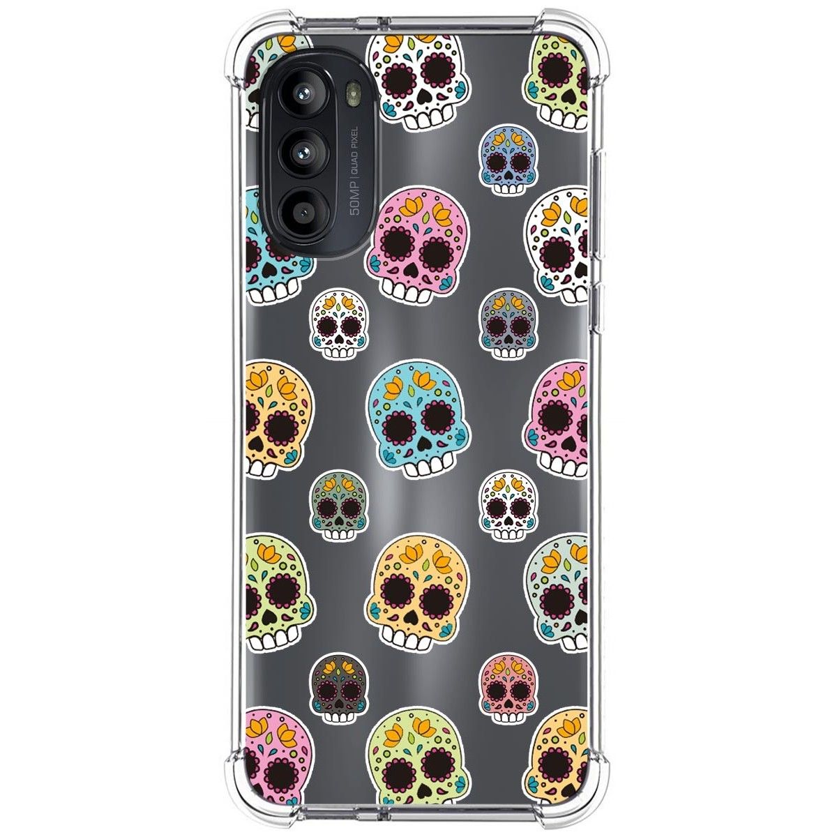 Funda Silicona Antigolpes para Motorola Moto G52 4G diseño Catrina Dibujos