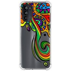 Funda Silicona Antigolpes para Motorola Moto G52 4G diseño Colores Dibujos