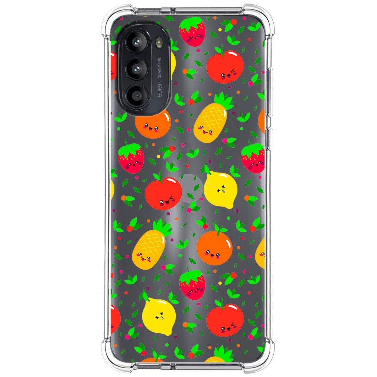 Funda Silicona Antigolpes para Motorola Moto G52 4G diseño Frutas 01 Dibujos