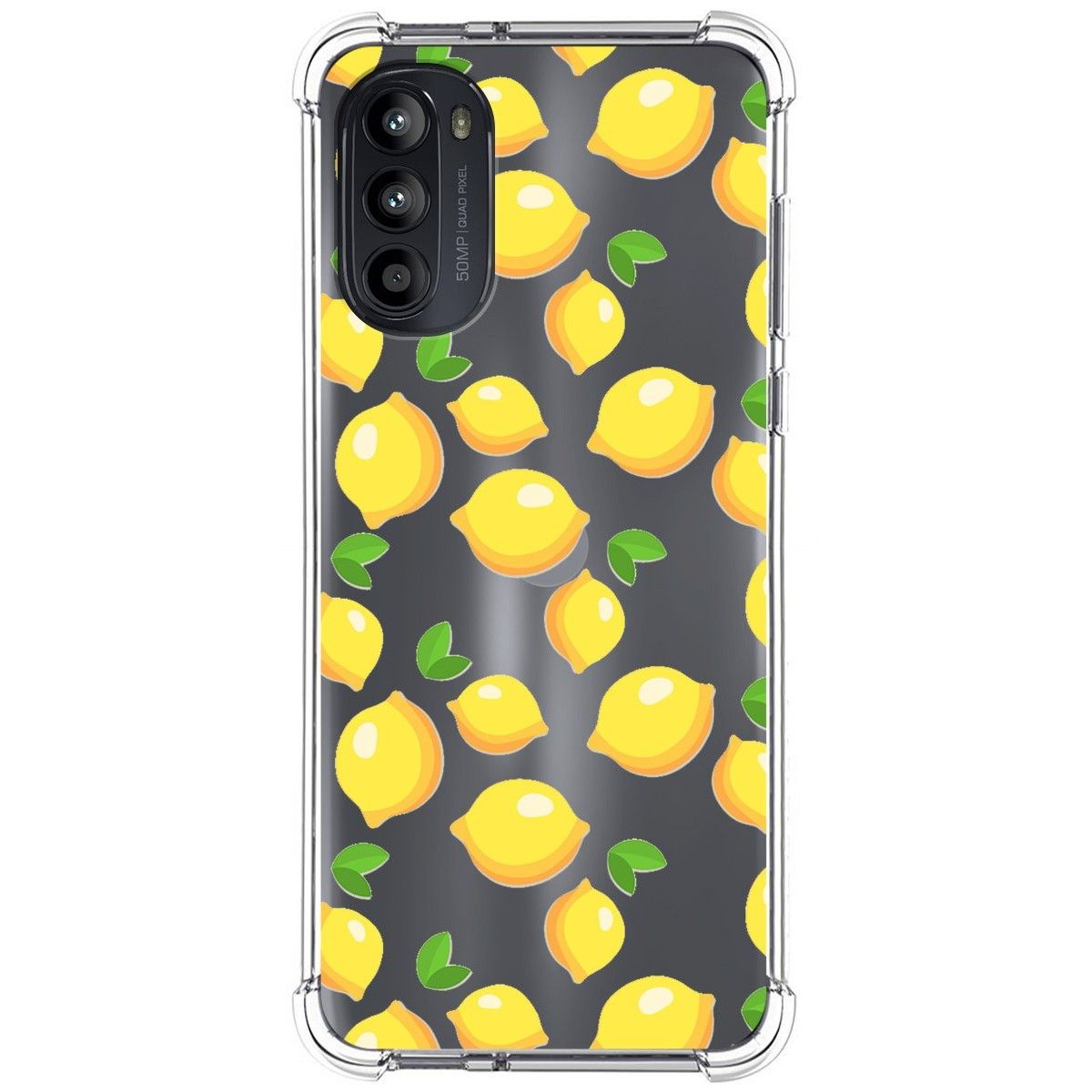 Funda Silicona Antigolpes para Motorola Moto G52 4G diseño Limones Dibujos