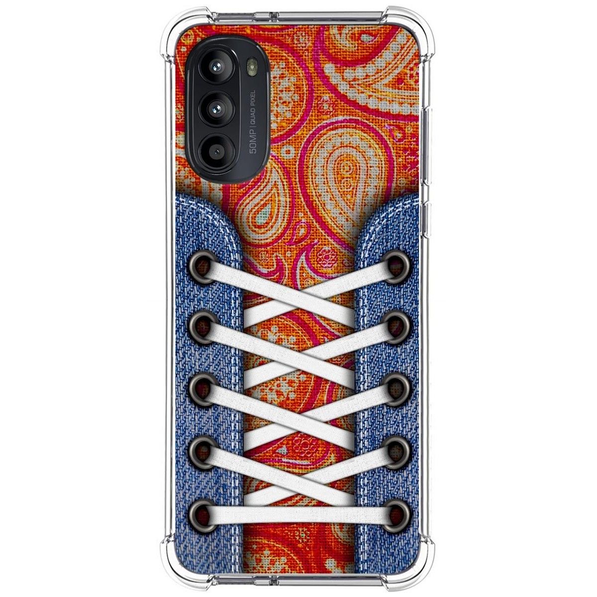 Funda Silicona Antigolpes para Motorola Moto G52 4G diseño Zapatillas 10 Dibujos