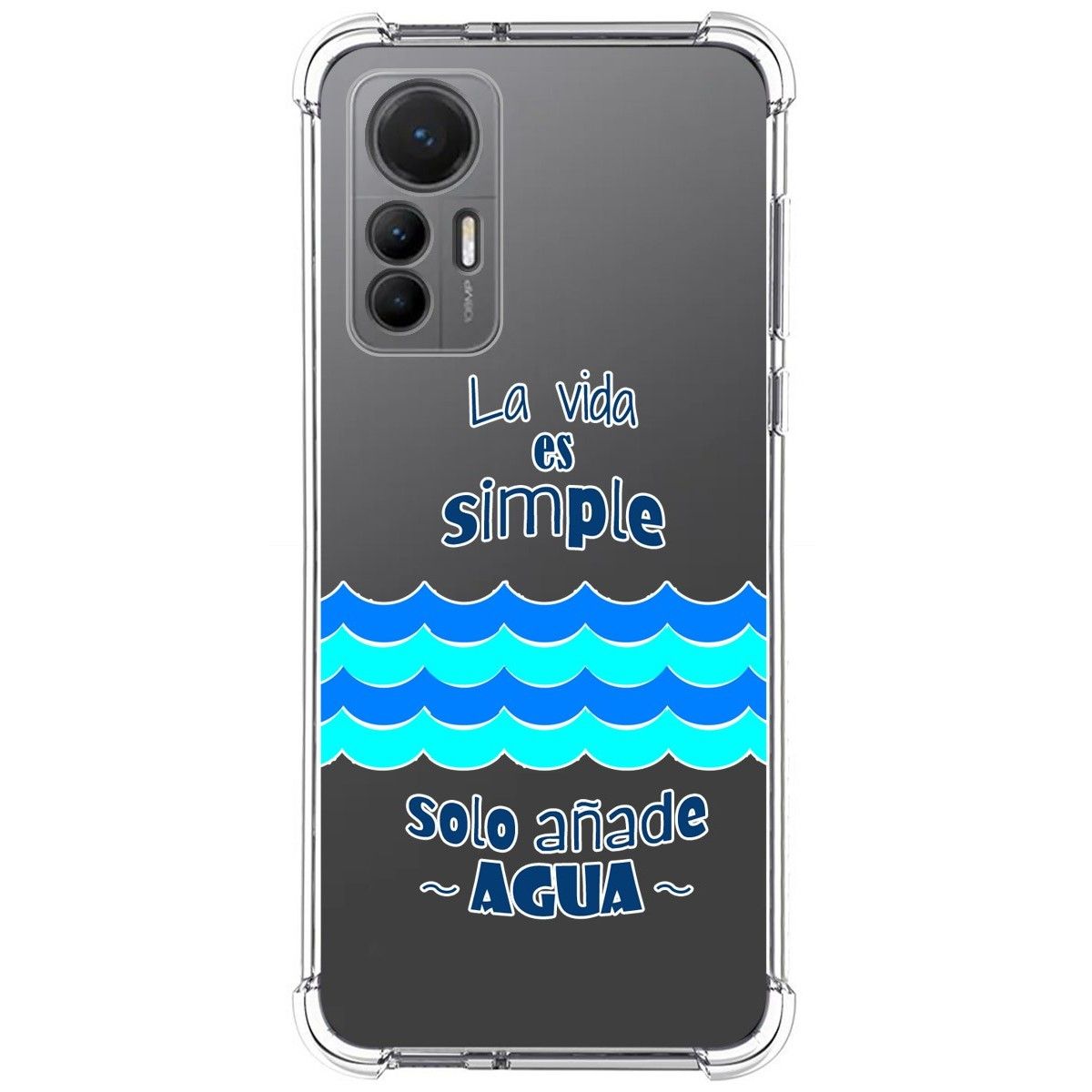 Funda Silicona Antigolpes para Xiaomi 12 Lite 5G diseño Agua Dibujos