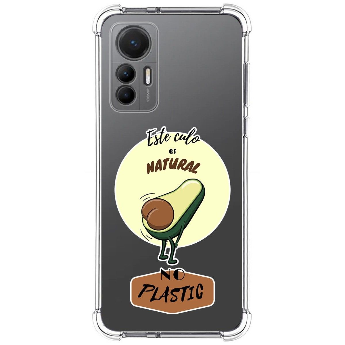 Funda Silicona Antigolpes para Xiaomi 12 Lite 5G diseño Culo Natural Dibujos