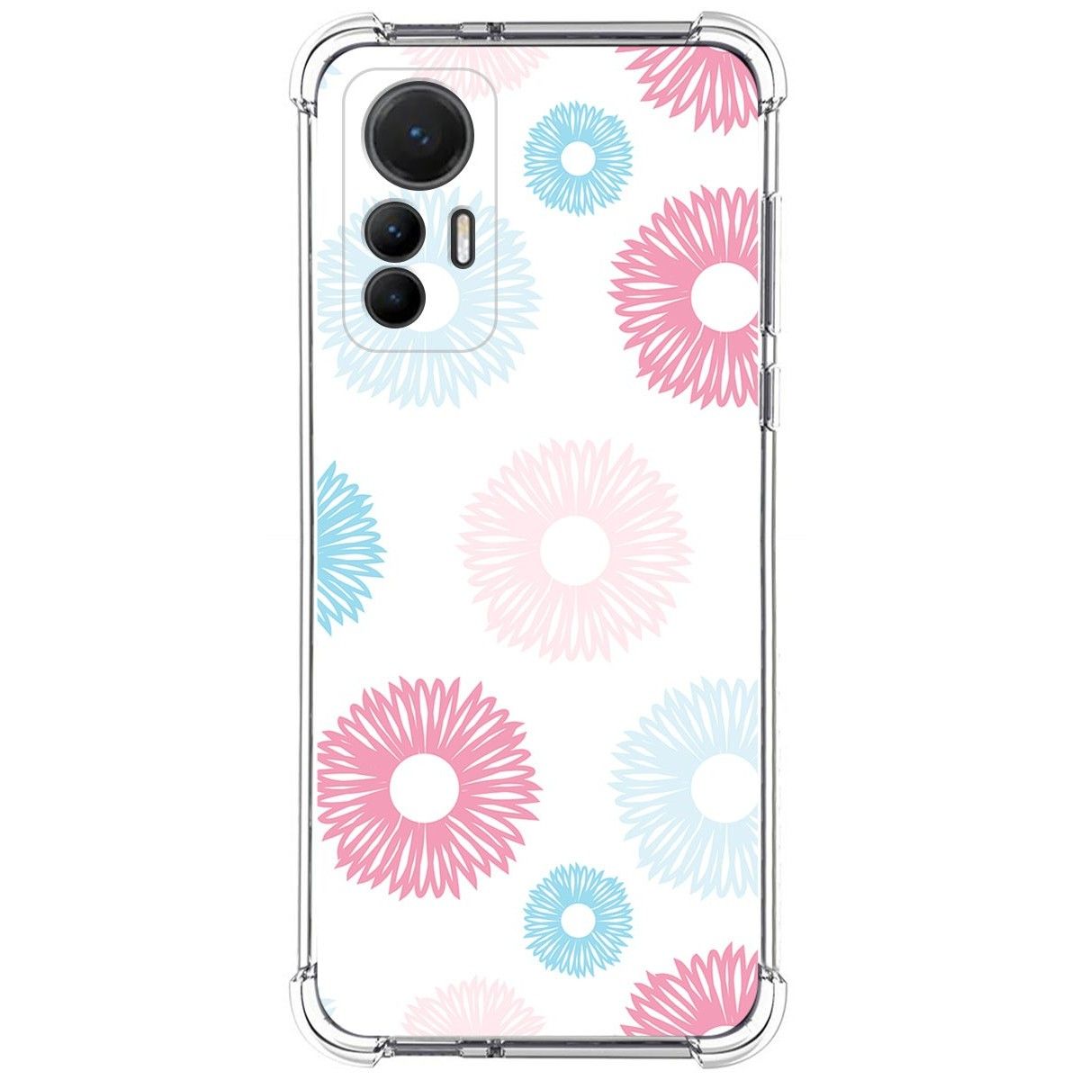 Funda Silicona Antigolpes para Xiaomi 12 Lite 5G diseño Flores 06 Dibujos