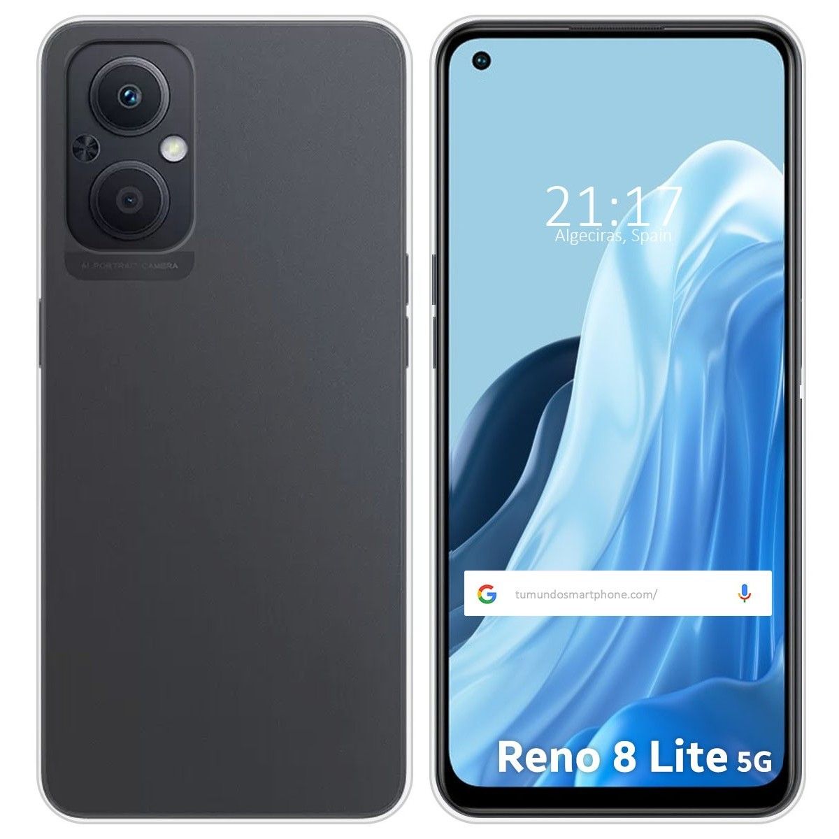 Funda Silicona Gel TPU Transparente para Oppo Reno 8 Lite 5G