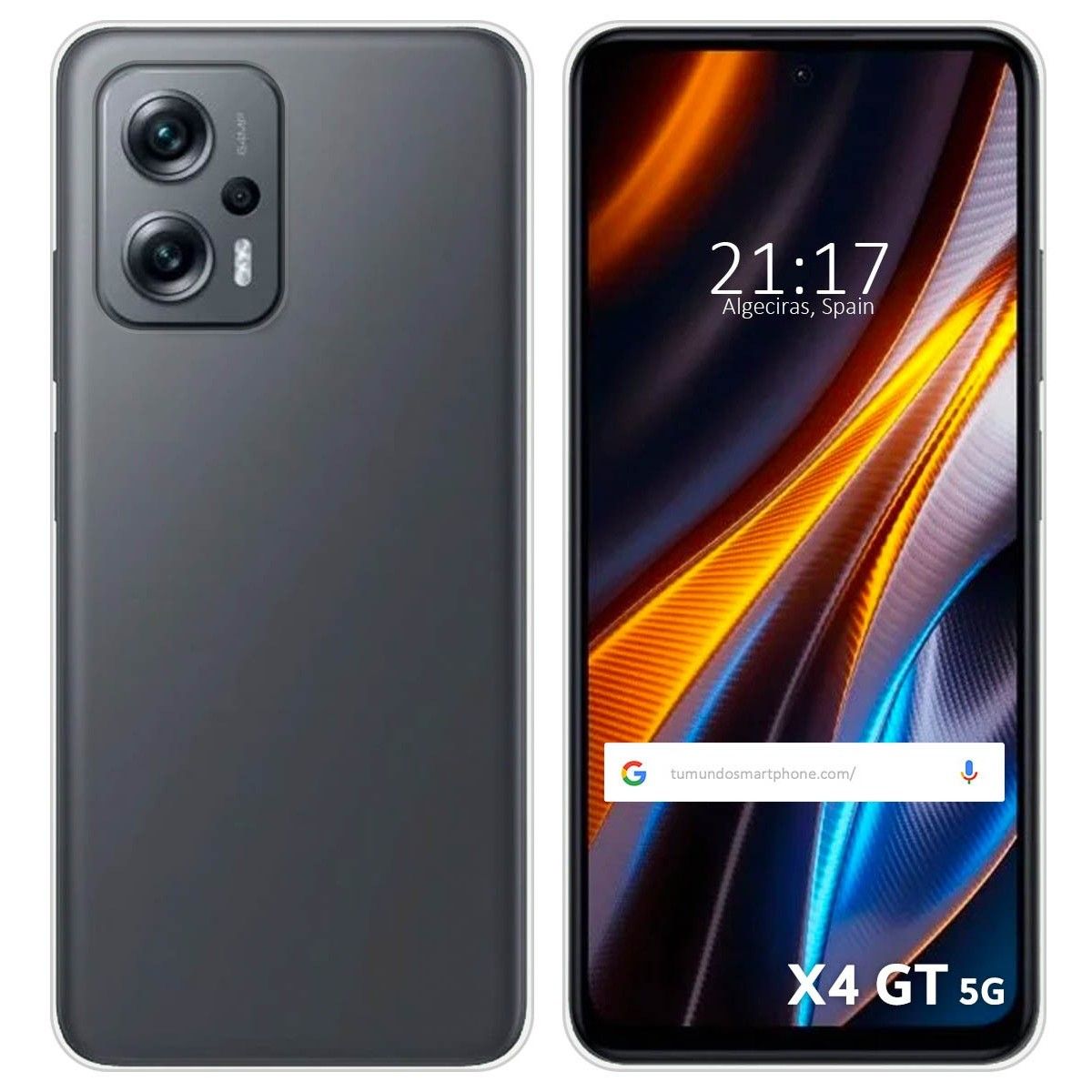 Funda Silicona Gel TPU Transparente para Xiaomi Poco X4 GT 5G