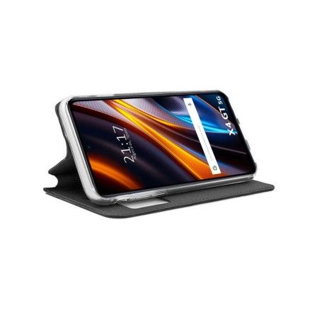 Funda Libro Soporte con Ventana para Xiaomi Poco X4 GT 5G color Negra