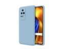 Funda Silicona Líquida Ultra Suave para Xiaomi Poco F4 5G color Azul