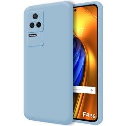 Funda Silicona Líquida Ultra Suave para Xiaomi Poco F4 5G color Azul