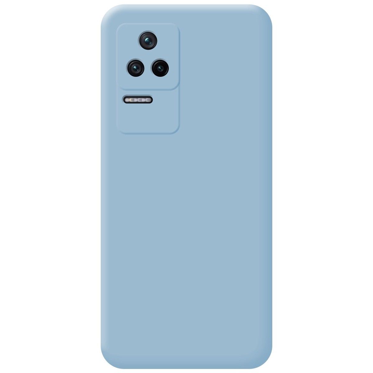 Funda Silicona Líquida Ultra Suave para Xiaomi Poco F4 5G color Azul