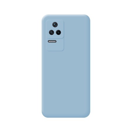Funda Silicona Líquida Ultra Suave para Xiaomi Poco F4 5G color Azul