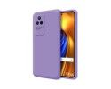 Funda Silicona Líquida Ultra Suave para Xiaomi Poco F4 5G color Morada