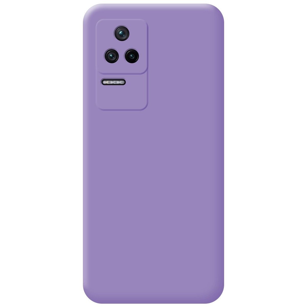 Funda Silicona Líquida Ultra Suave para Xiaomi Poco F4 5G color Morada
