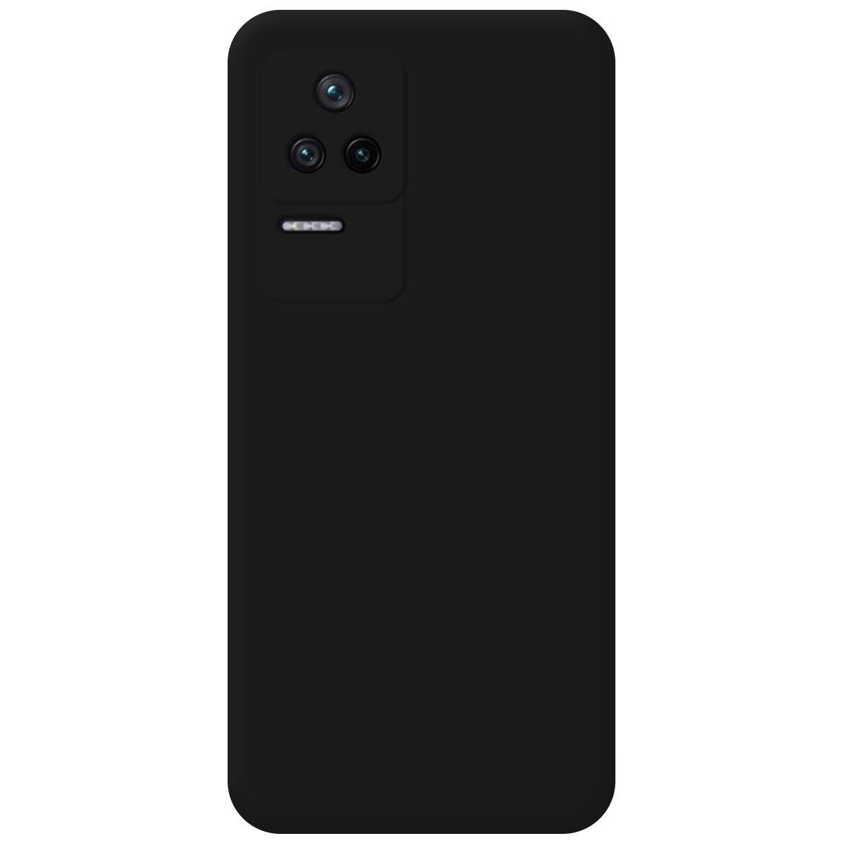 Funda Silicona Líquida Ultra Suave para Xiaomi Poco F4 5G color Negra
