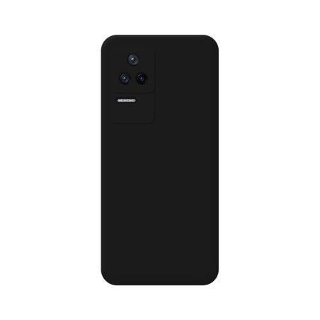 Funda Silicona Líquida Ultra Suave para Xiaomi Poco F4 5G color Negra