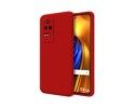 Funda Silicona Líquida Ultra Suave para Xiaomi Poco F4 5G color Roja