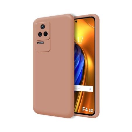 Funda Silicona Líquida Ultra Suave para Xiaomi Poco F4 5G color Rosa