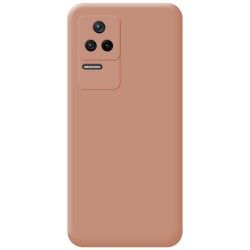Funda Silicona Líquida Ultra Suave para Xiaomi Poco F4 5G color Rosa 2