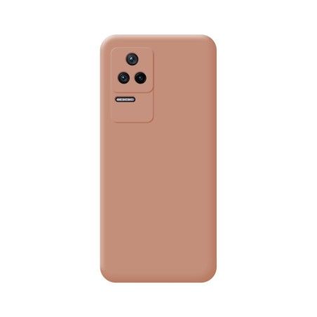 Funda Silicona Líquida Ultra Suave para Xiaomi Poco F4 5G color Rosa