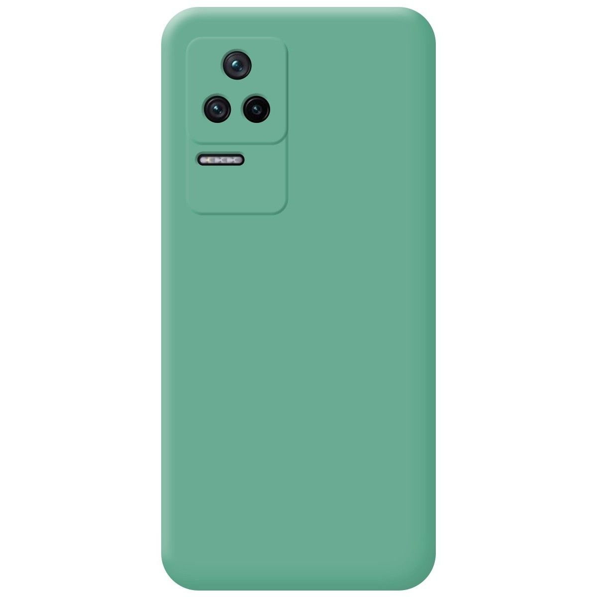 Funda Silicona Líquida Ultra Suave para Xiaomi Poco F4 5G color Verde