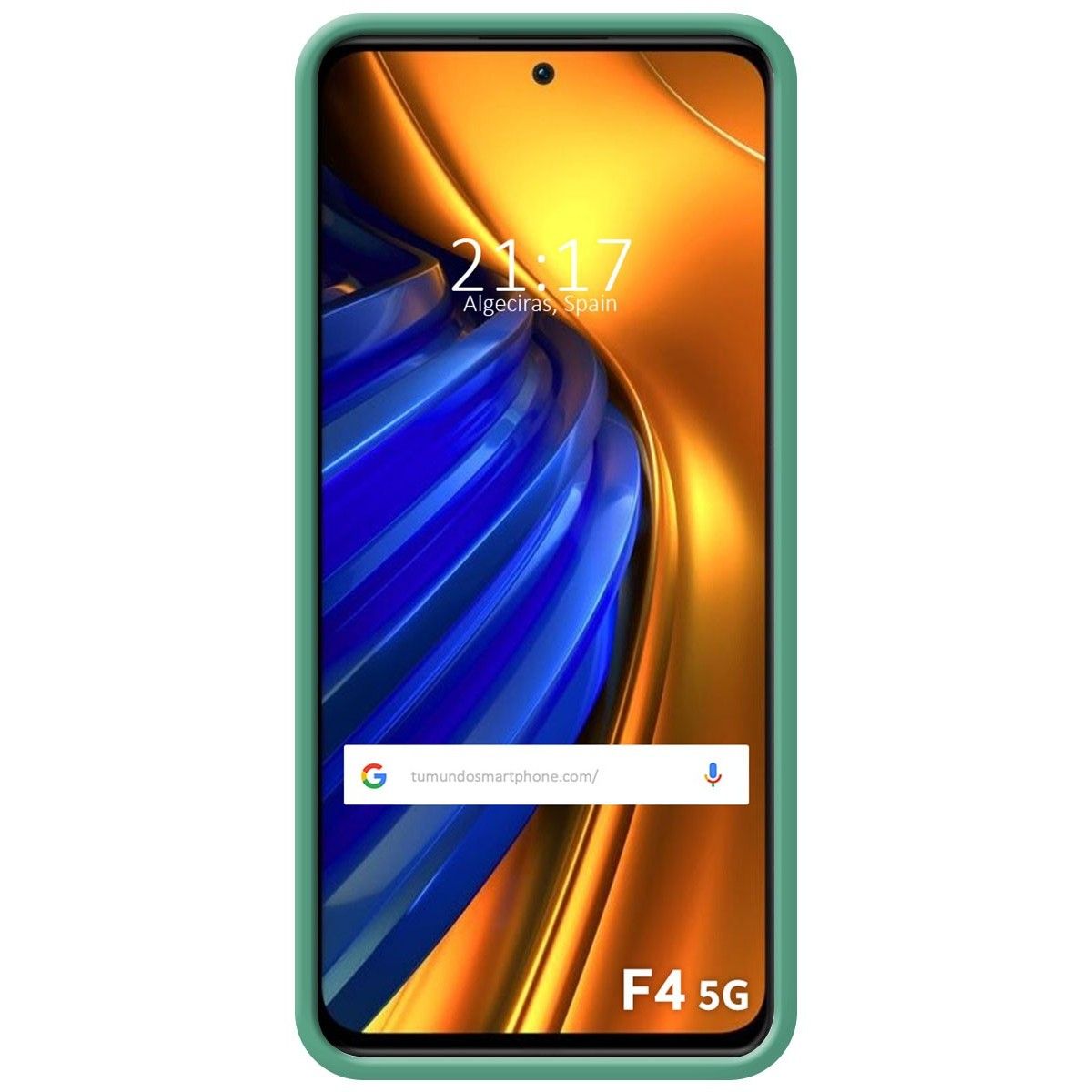 Funda Silicona Líquida Ultra Suave para Xiaomi Poco F4 5G color Verde