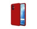 Funda Silicona Líquida Ultra Suave para Oppo Reno 8 Lite 5G color Roja