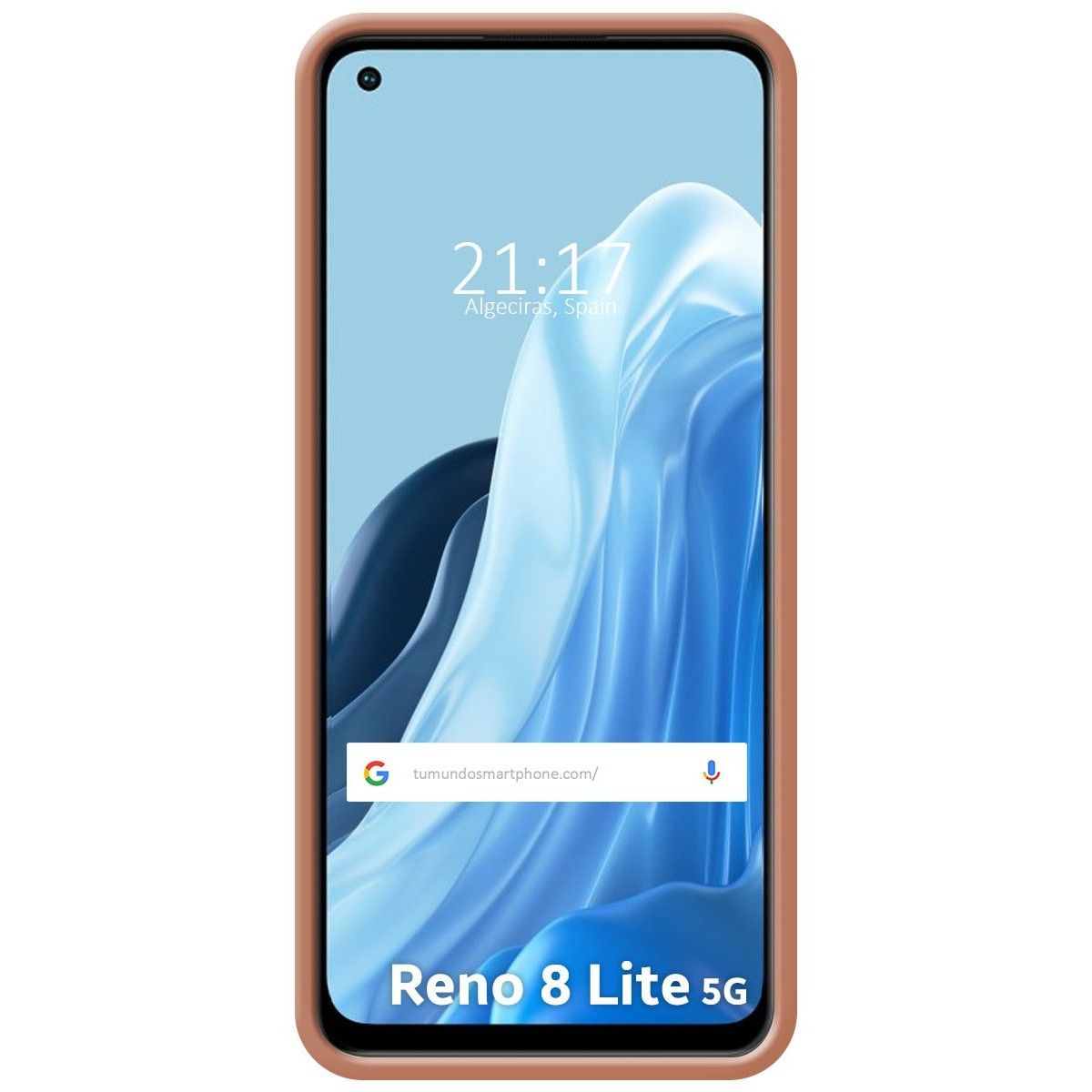 Funda Silicona Líquida Ultra Suave para Oppo Reno 8 Lite 5G color Rosa