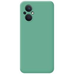 Funda Silicona Líquida Ultra Suave para Oppo Reno 8 Lite 5G color Verde 2
