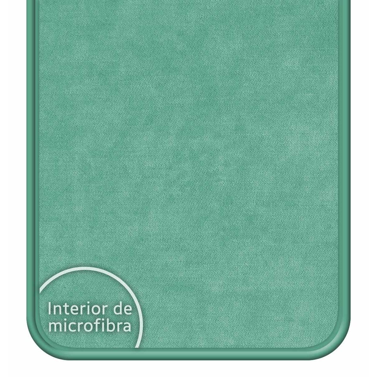 Funda Silicona Líquida Ultra Suave para Oppo Reno 8 Lite 5G color Verde