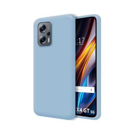 Funda Silicona Líquida Ultra Suave para Xiaomi Poco X4 GT 5G color Azul