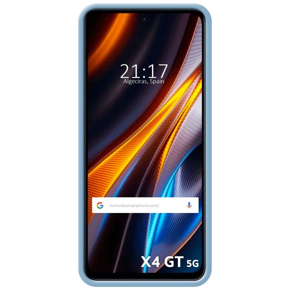 Funda Silicona Líquida Ultra Suave para Xiaomi Poco X4 GT 5G color Azul