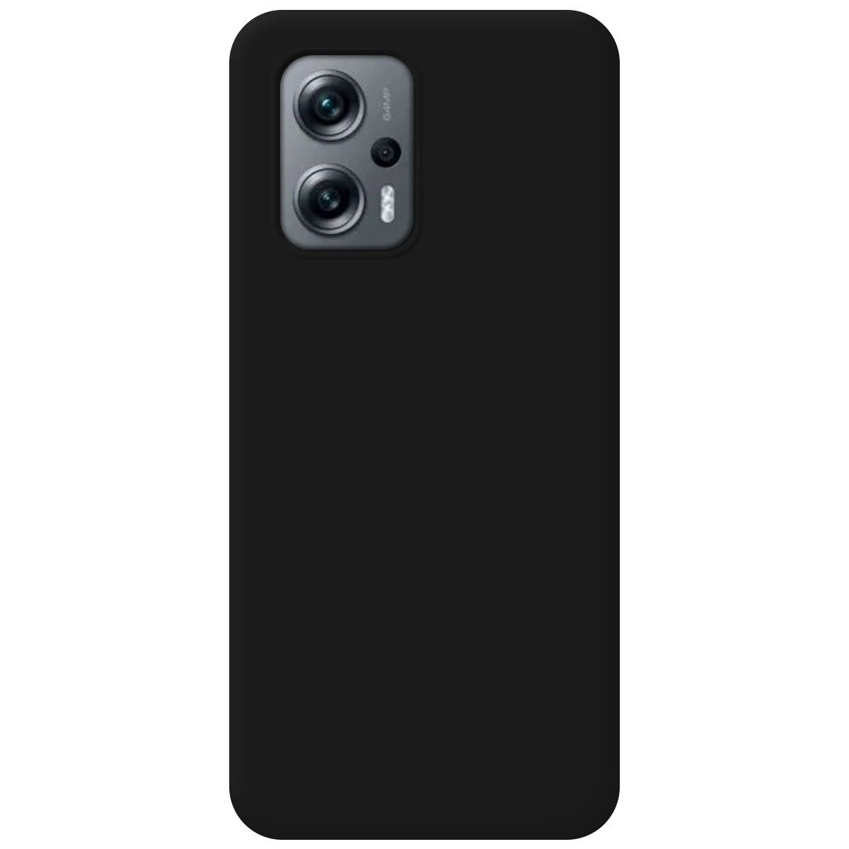 Funda Silicona Líquida Ultra Suave para Xiaomi Poco X4 GT 5G color Negra