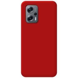 Funda Silicona Líquida Ultra Suave para Xiaomi Poco X4 GT 5G color Roja 2